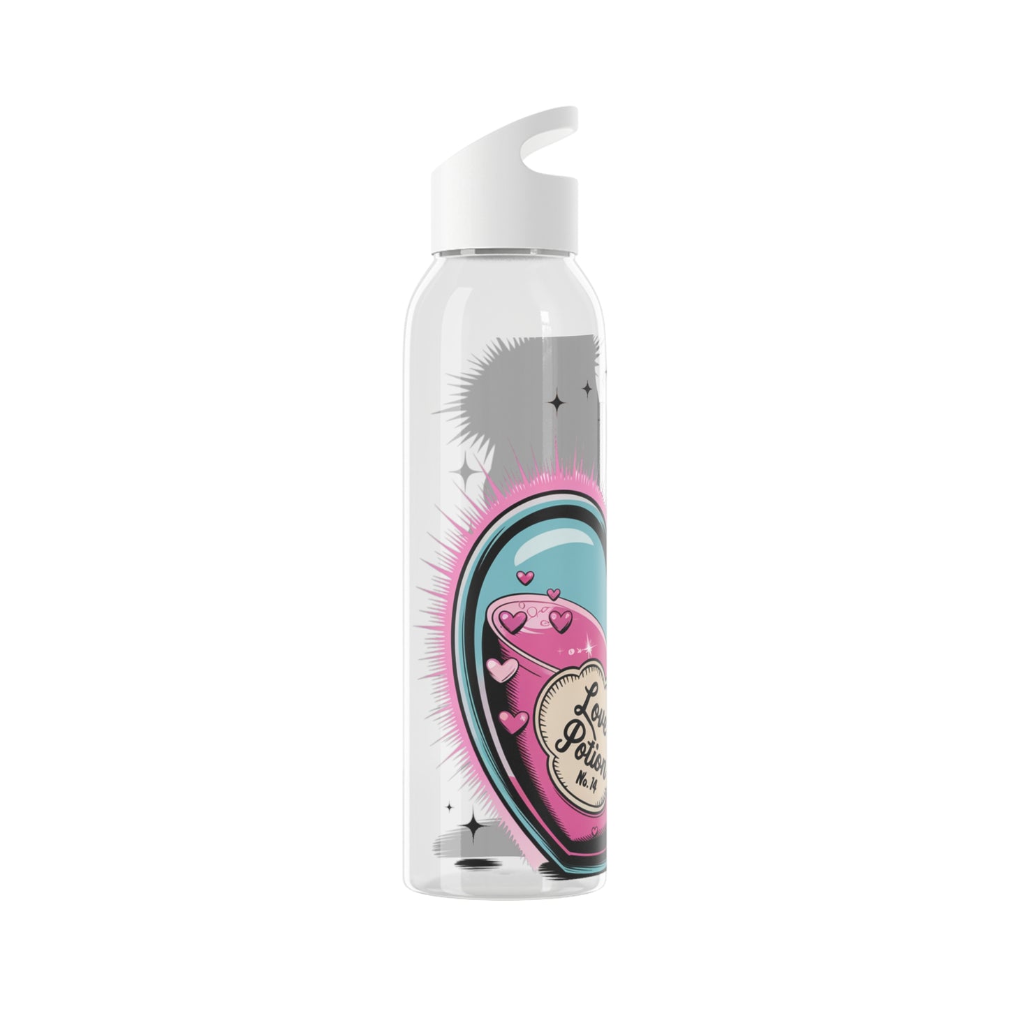 Water Bottle - Love Potion Valentine Design
