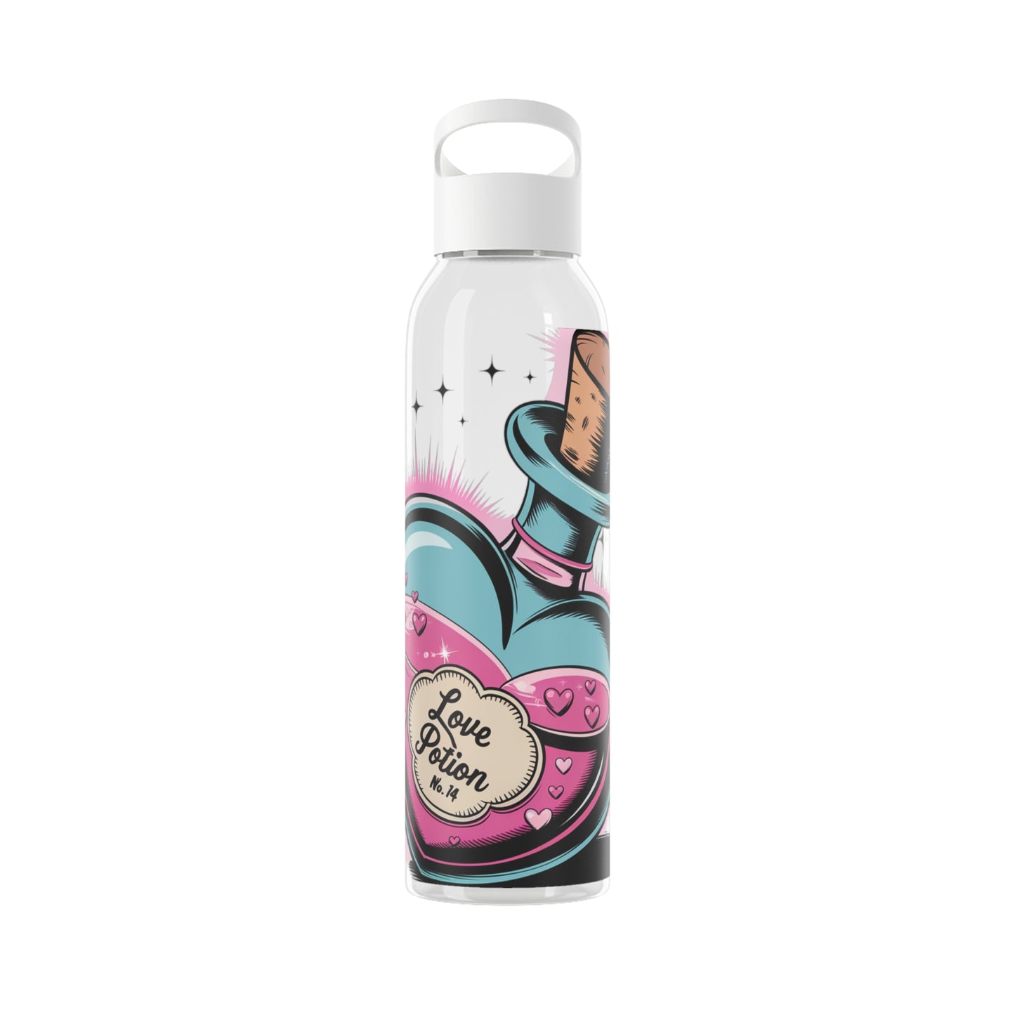 Water Bottle - Love Potion Valentine Design