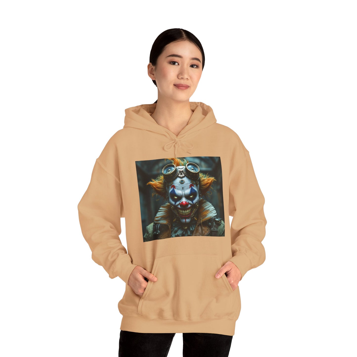 Unisex Steampunk Clown Hoodie: A Fusion of Comfort and Whimsy