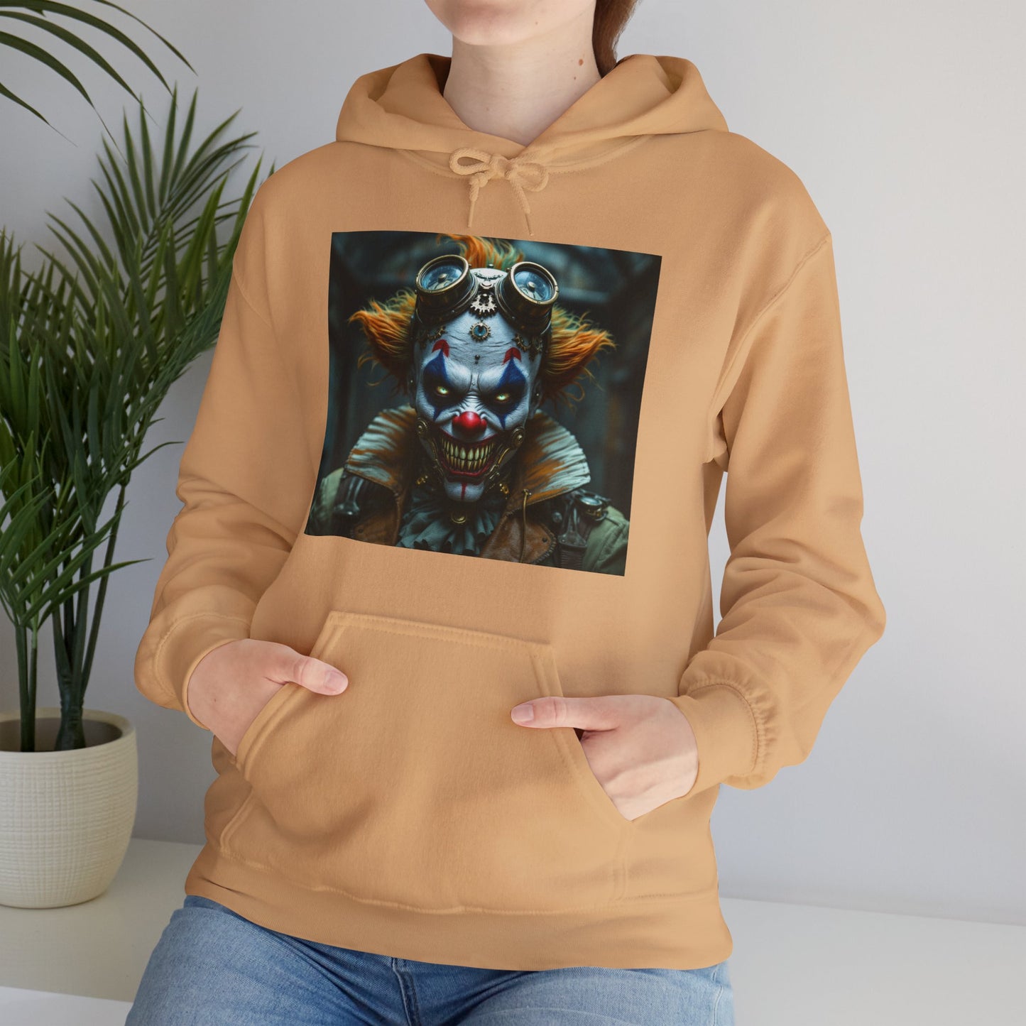 Unisex Steampunk Clown Hoodie: A Fusion of Comfort and Whimsy