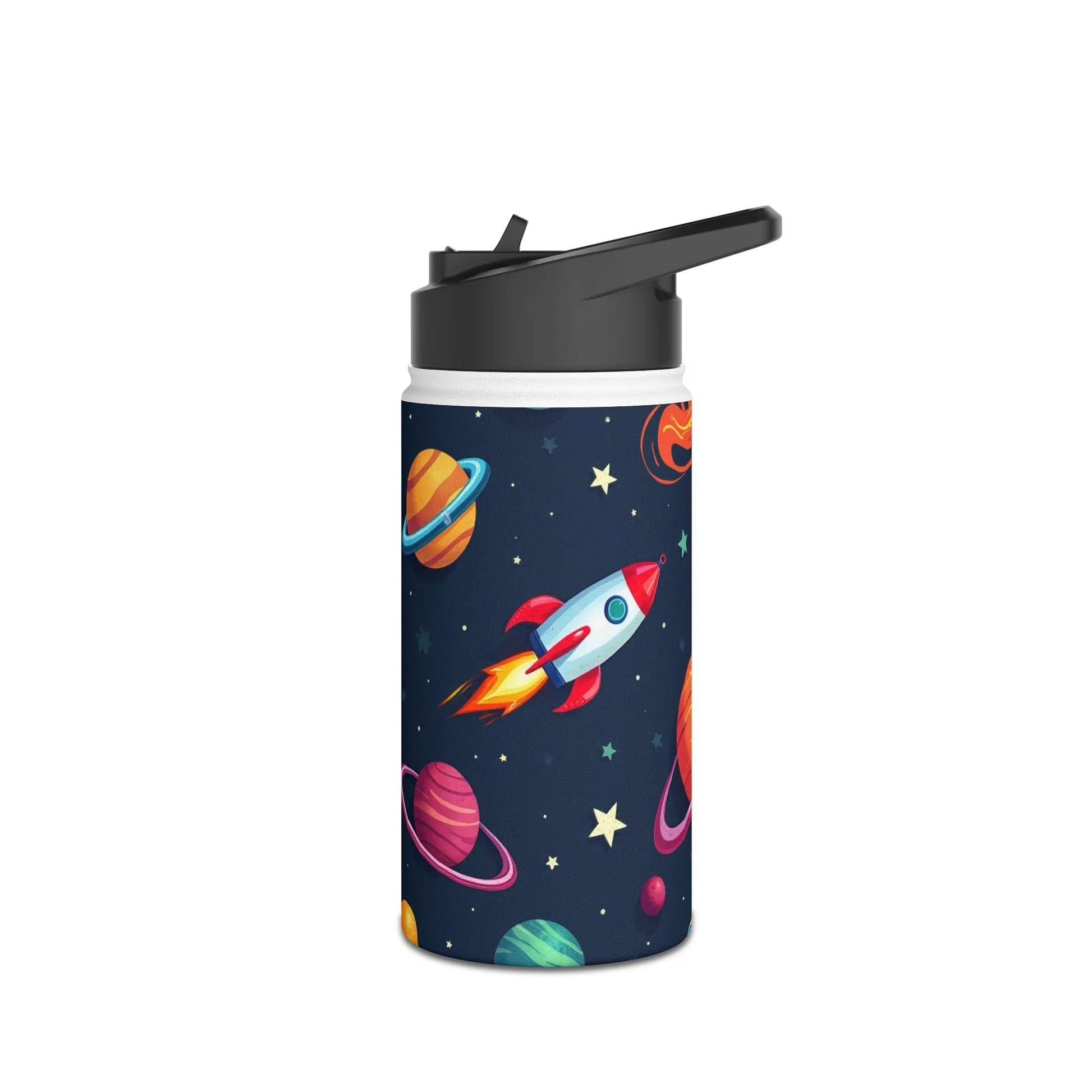 Galaxy Steel Water Bottle, Standard Lid Printify