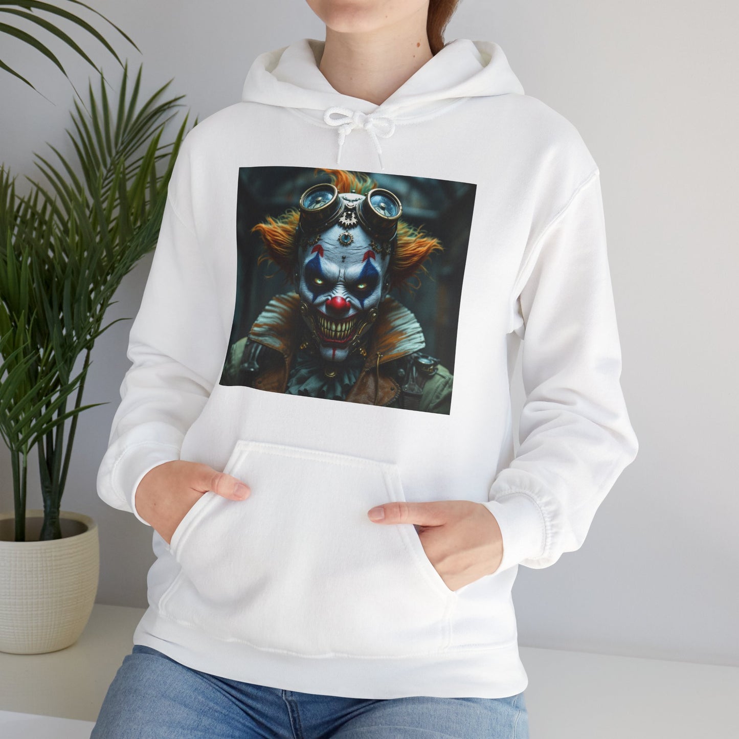 Unisex Steampunk Clown Hoodie: A Fusion of Comfort and Whimsy