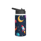 Galaxy Steel Water Bottle, Standard Lid Printify