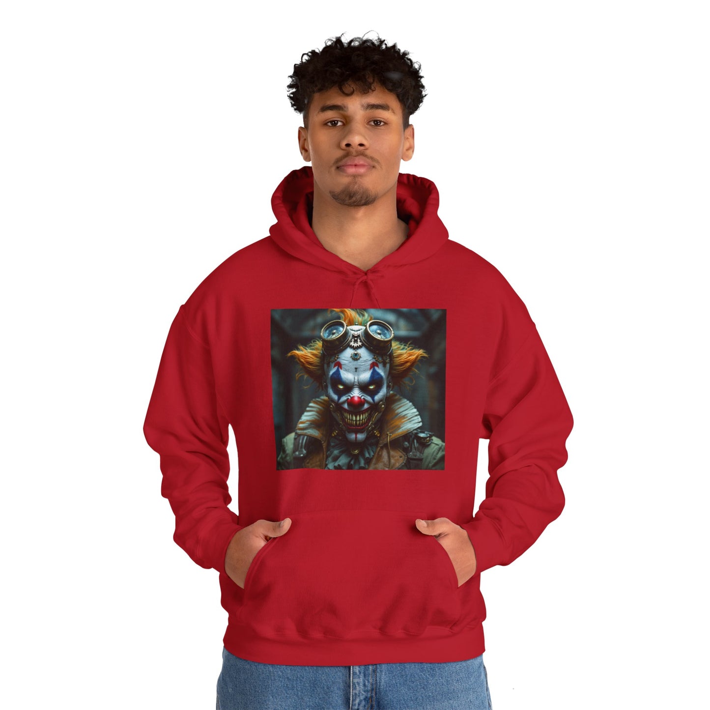 Unisex Steampunk Clown Hoodie: A Fusion of Comfort and Whimsy